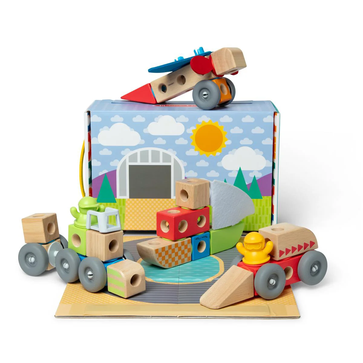 Blockables Byggset Fordon – Melissa & Doug - 3
