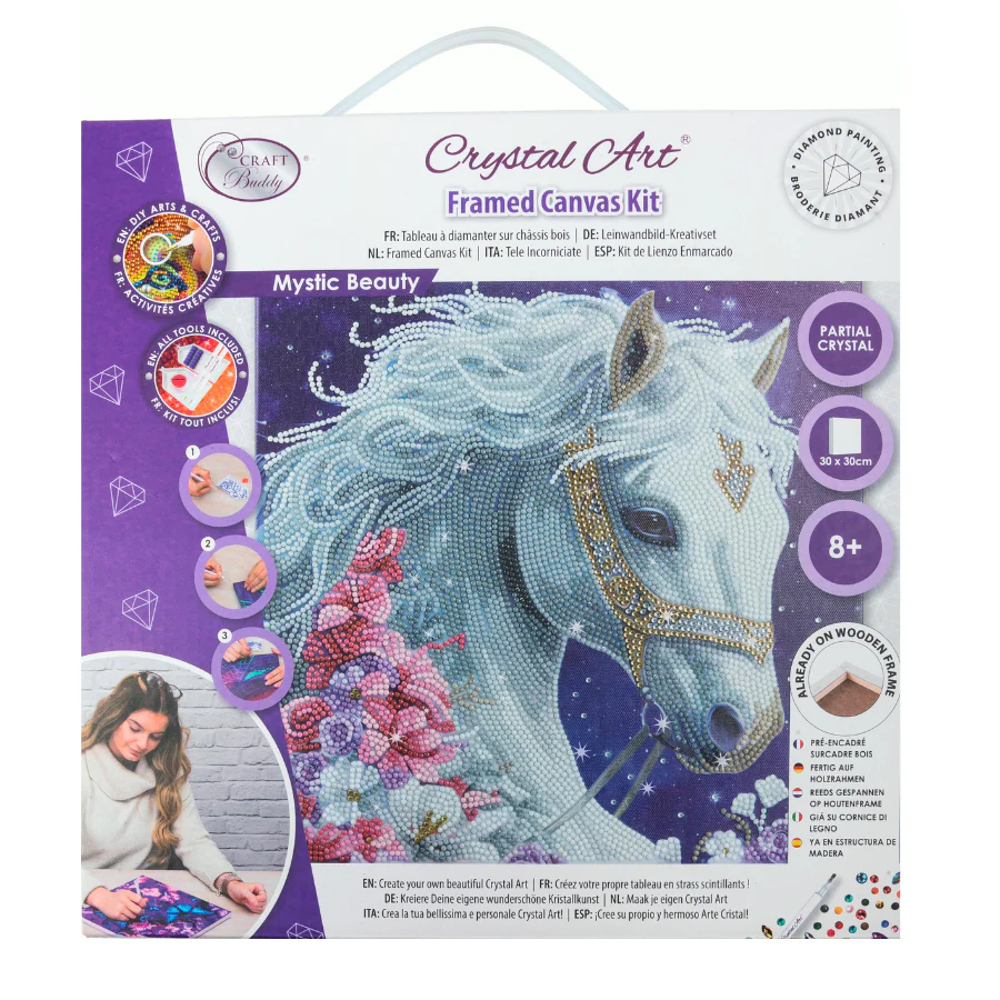 Crystal Art Kits Canvas 30x30cm MysticBeauty