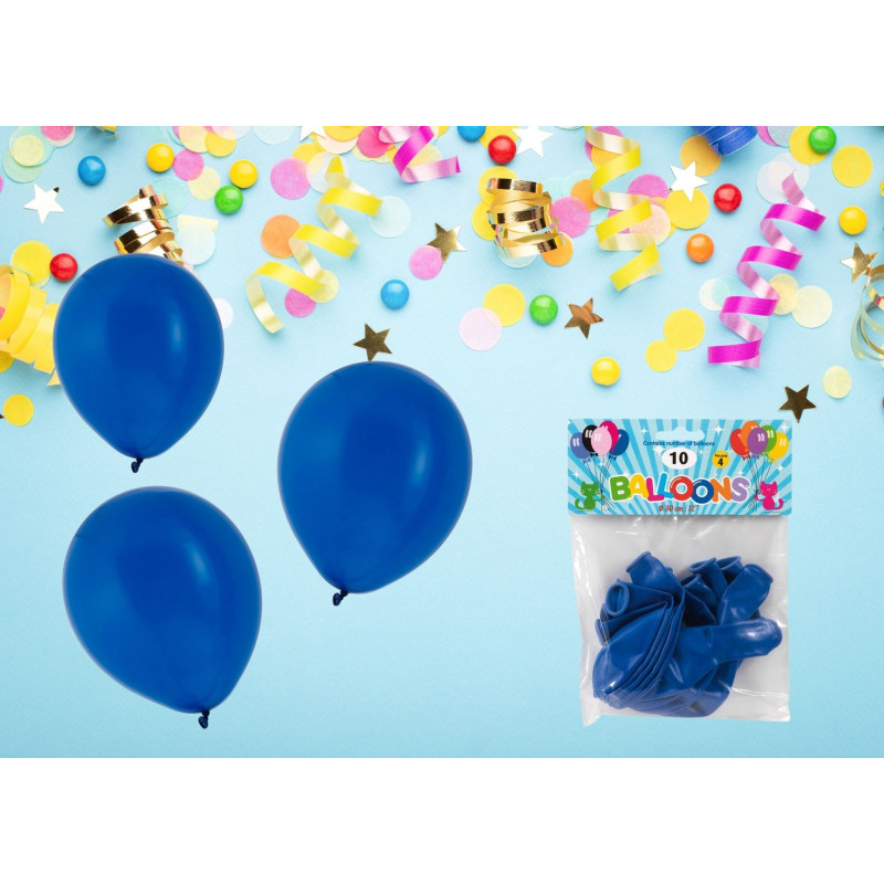 Ballonger 30 cm Royal Blue 10-Pack - 3