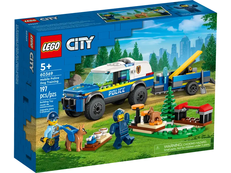 LEGO City 60369 Polisens mobila hundträning