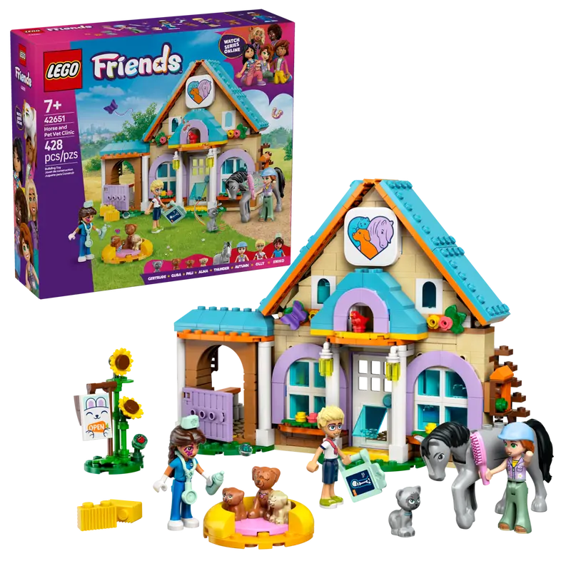 LEGO Friends 42651 Veterinärklinik för hästar och husdjur