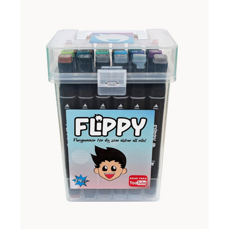 Fiberpennor Flippy 24-pack