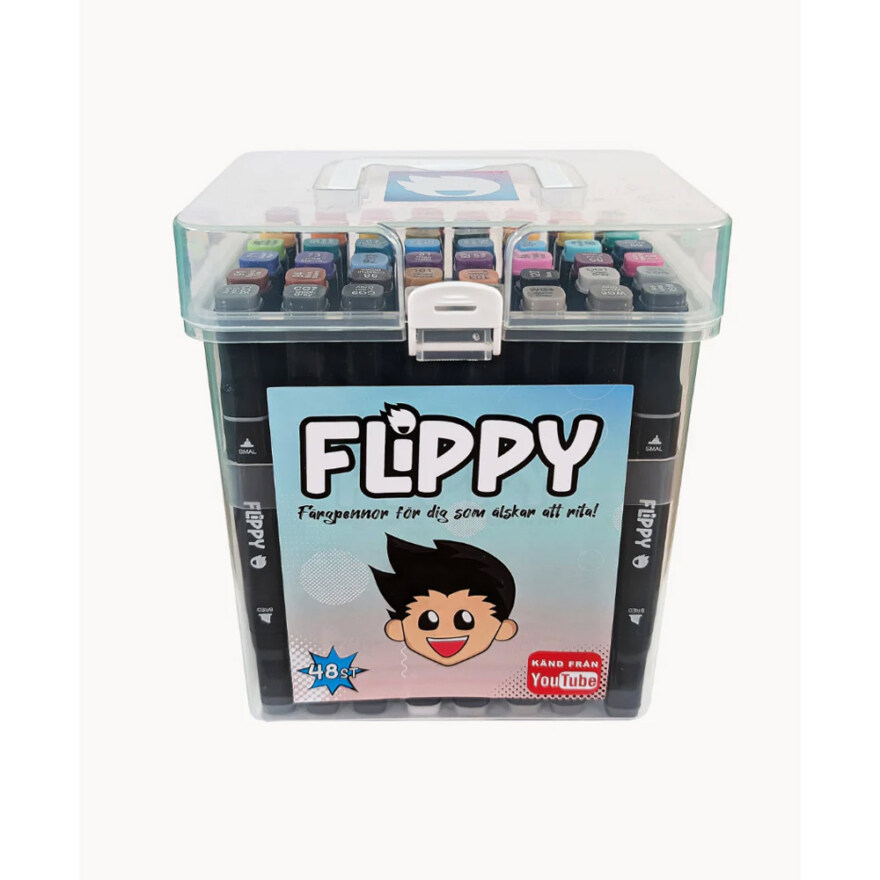 Fiberpennor Flippy 48-pack