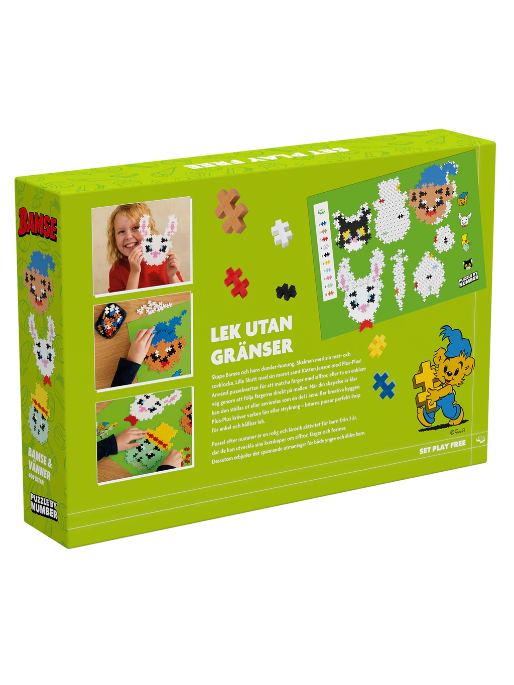 Plus-Plus Bamse & Vänner 600 pc - 5