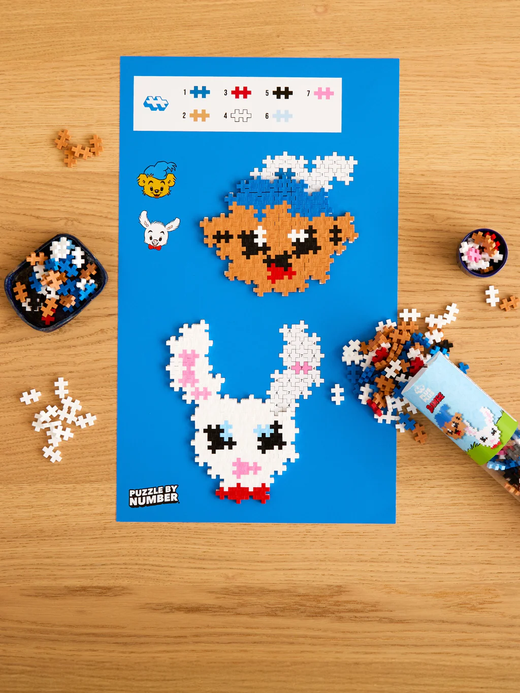 Plus-Plus Bamse & Lille Skutt 240 pcs - 4