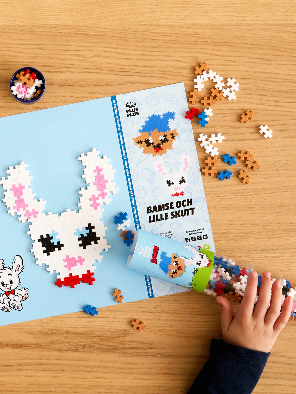 Plus-Plus Bamse & Lille Skutt 240 pcs - 3