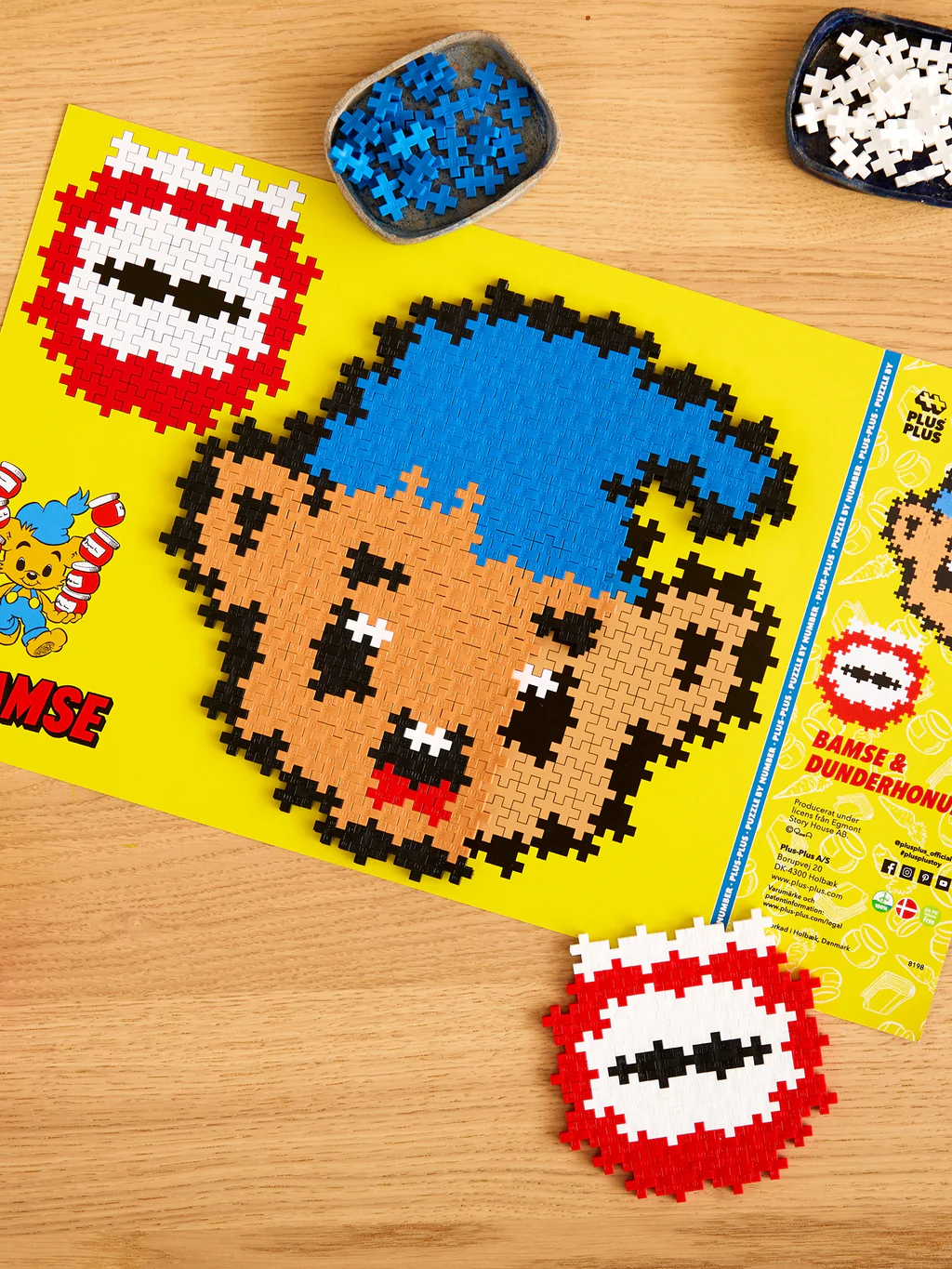 Plus-Plus Bamse & Dunderhonung 400pcs - 2