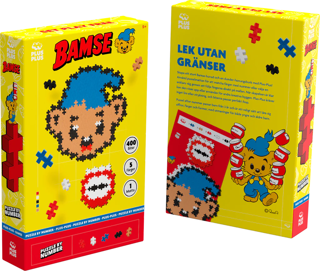 Plus-Plus Bamse & Dunderhonung 400pcs - 5