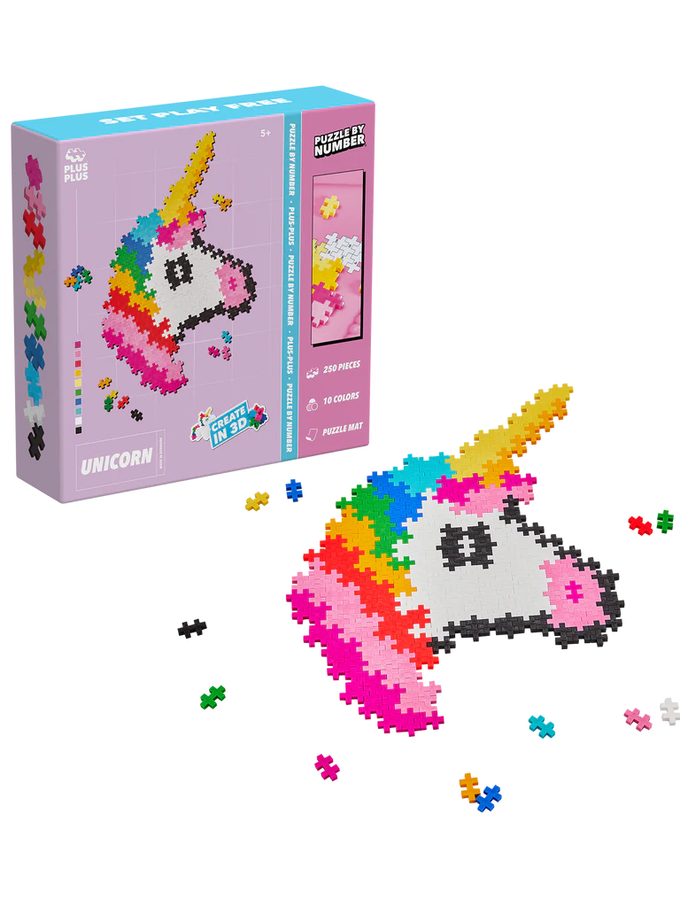 Plus-Plus Puzzle By Number Unicorn 250pcs - 7