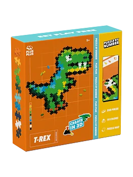 Plus-plus Puzzle By Number T-Rex 250pcs
