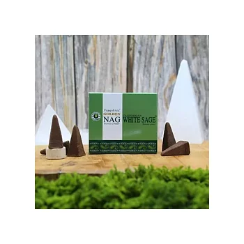 Golden Nag White Sage Dhoop Cones