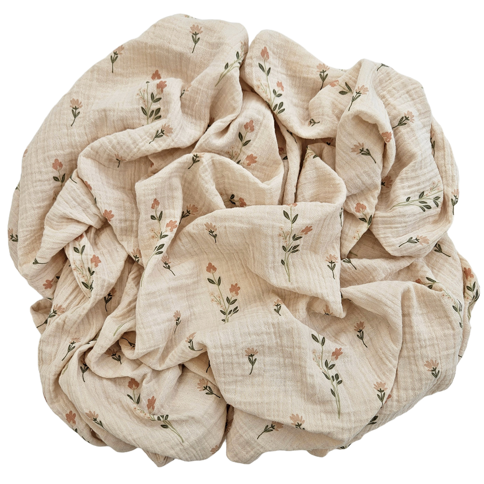 BABYFILT - SAND/BEIGE M. BLOMMOR - 3