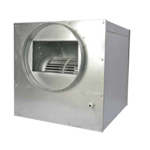 Airfan Iso Box – Ljuddämpad stålbox-fläkt för odlingsventilation (2500–5000 m³/h)