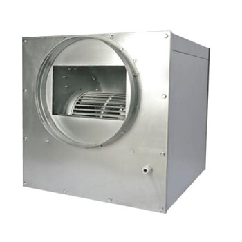 Airfan Iso Box – Ljuddämpad stålbox-fläkt för odlingsventilation (2500–5000 m³/h)