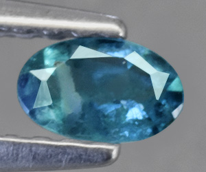 Muy hermosa y rara turmalina azul indigolita natural genuina - 2