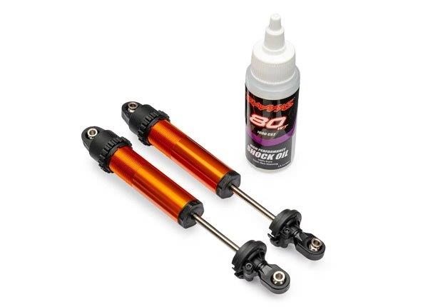 Traxxas Stötdämpare GT-Maxx Bak Alu Orange (2) Funco Sand Car