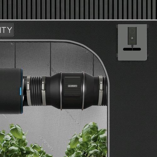 AC Infinity Cloudline Pro S4 100 mm – Inline kanalfläkt för odling (348 m³/h) - 2