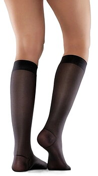 Mabs Stödstrumpor Extra Breda, Nylon Svart