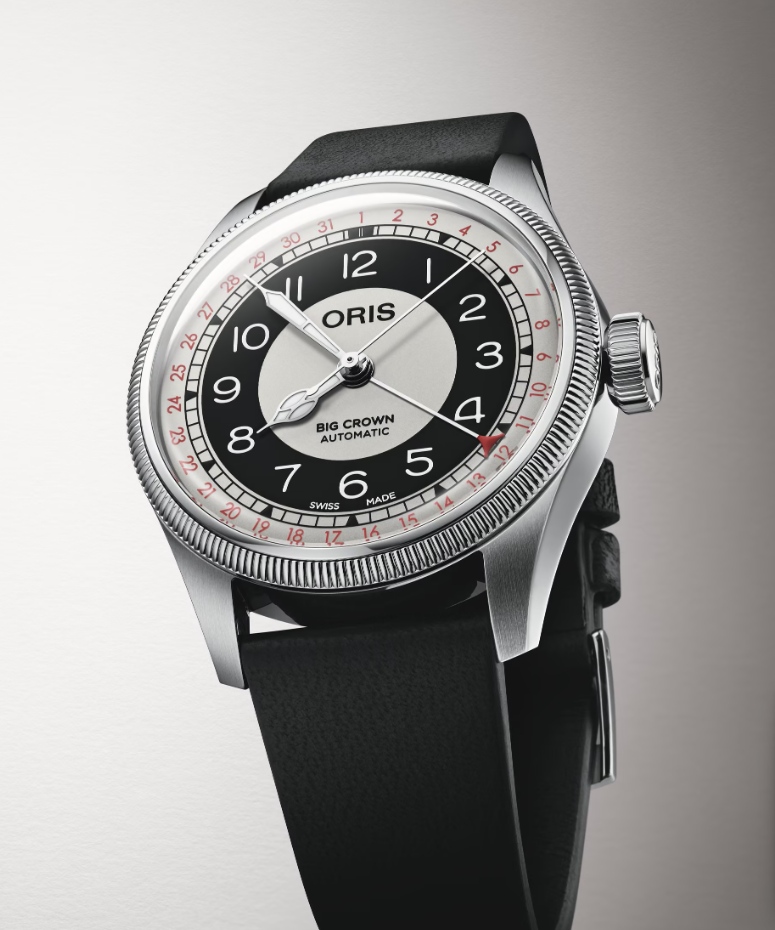 01 754 7779 4061-07 5 19 25 Oris Big Crown Pointer Date Bullseye 38