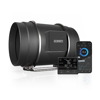 AC Infinity Cloudline Pro T8 200 mm – Kraftfull inline kanalfläkt för odling (1372 m³/h)