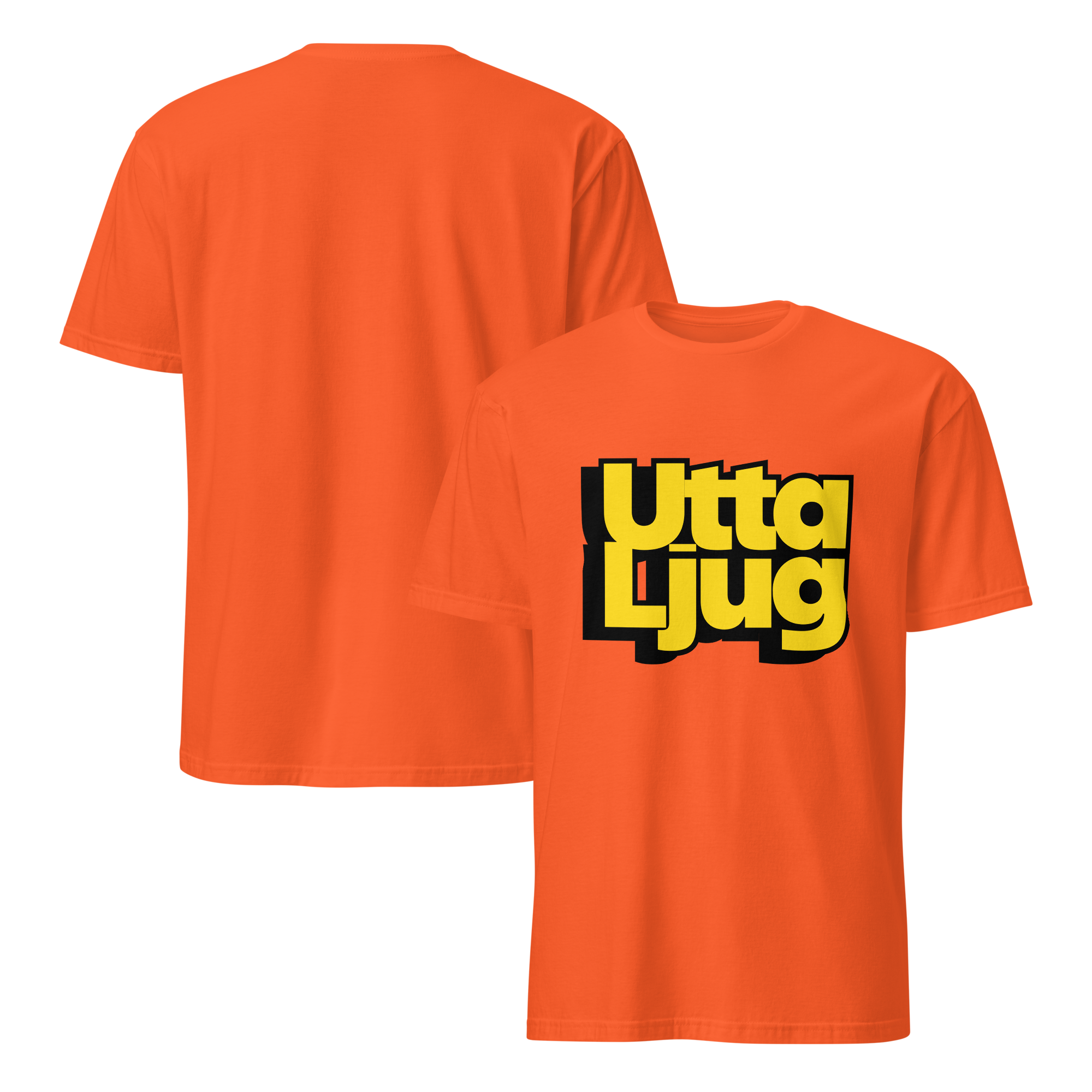 Utta Ljug Gul Tryck T-Shirt - 7