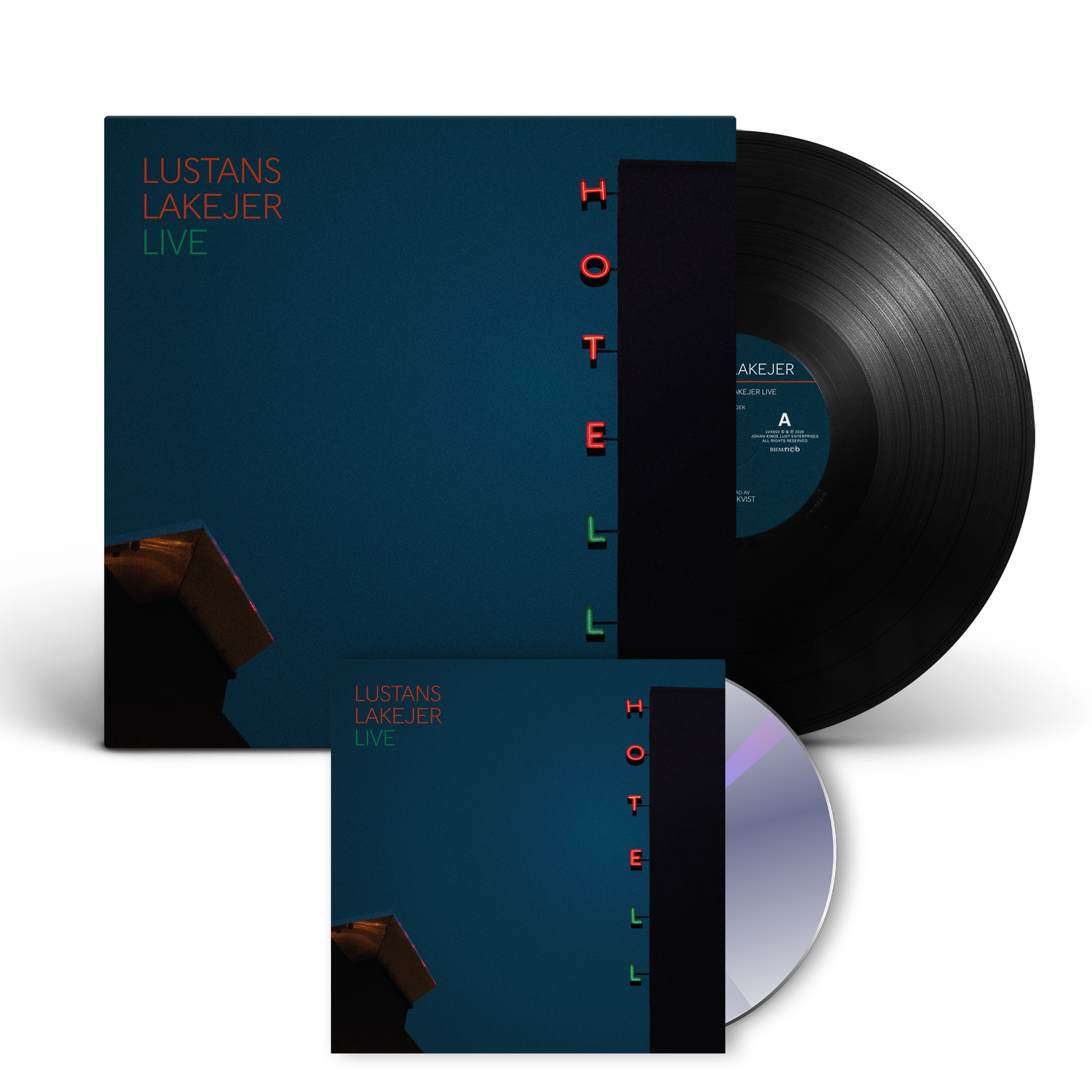 LUSTANS LAKEJER - HOTELL, BUNDLE (2-LP VINYL & 2-CD)