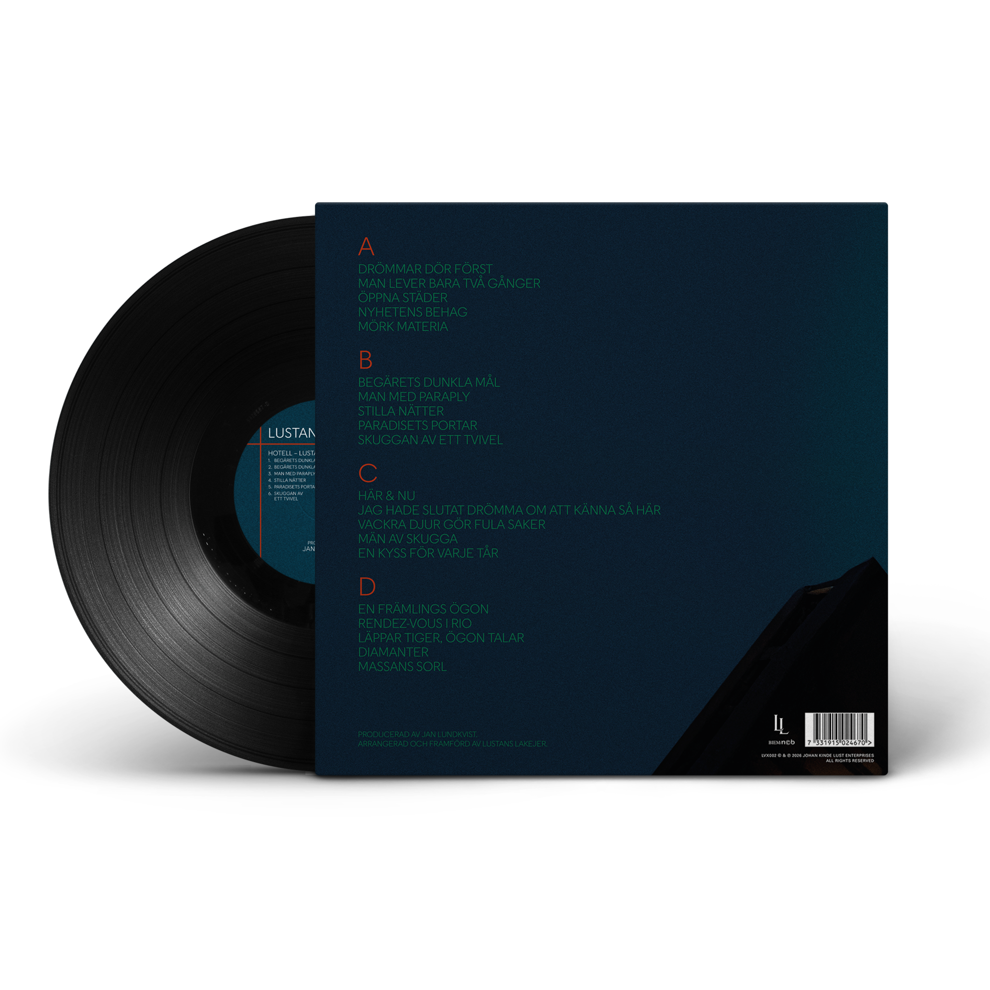 LUSTANS LAKEJER - HOTELL, BUNDLE (2-LP VINYL & 2-CD) - 2