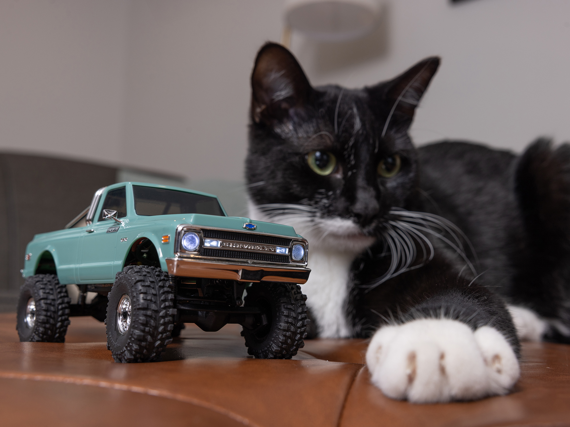 Axial 1/30 SCX30 Chevrolet K10 4X4 RTR Brushed Rock Crawler (Battery & Charger Included), Green - 22