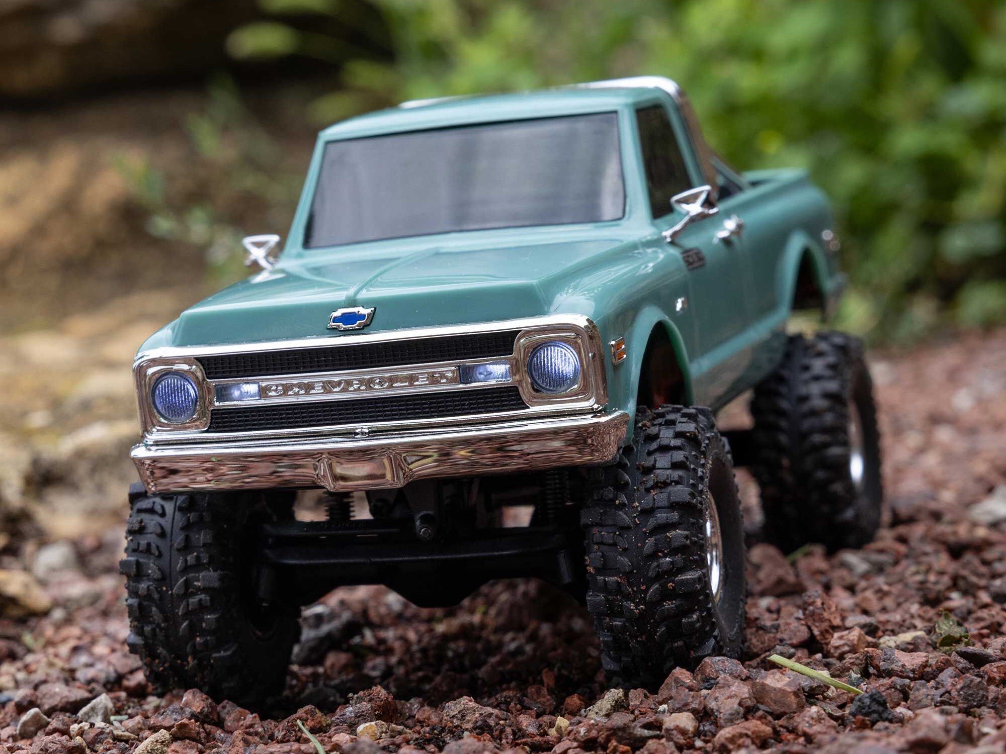 Axial 1/30 SCX30 Chevrolet K10 4X4 RTR Brushed Rock Crawler (Battery & Charger Included), Green - 20