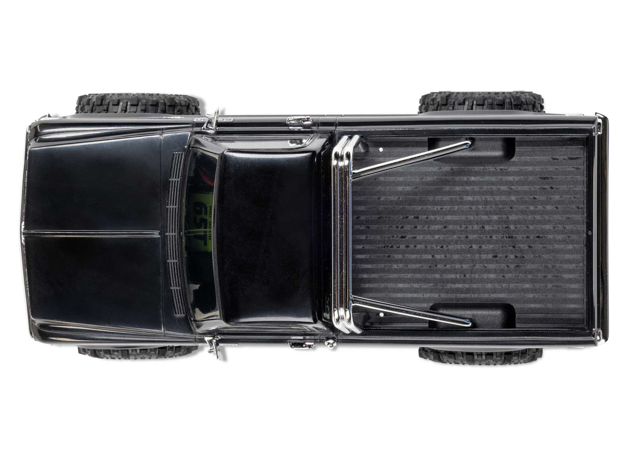 Axial 1/30 SCX30 Chevrolet K10 4X4 RTR Brushed Rock Crawler (Battery & Charger Included), Black - 6