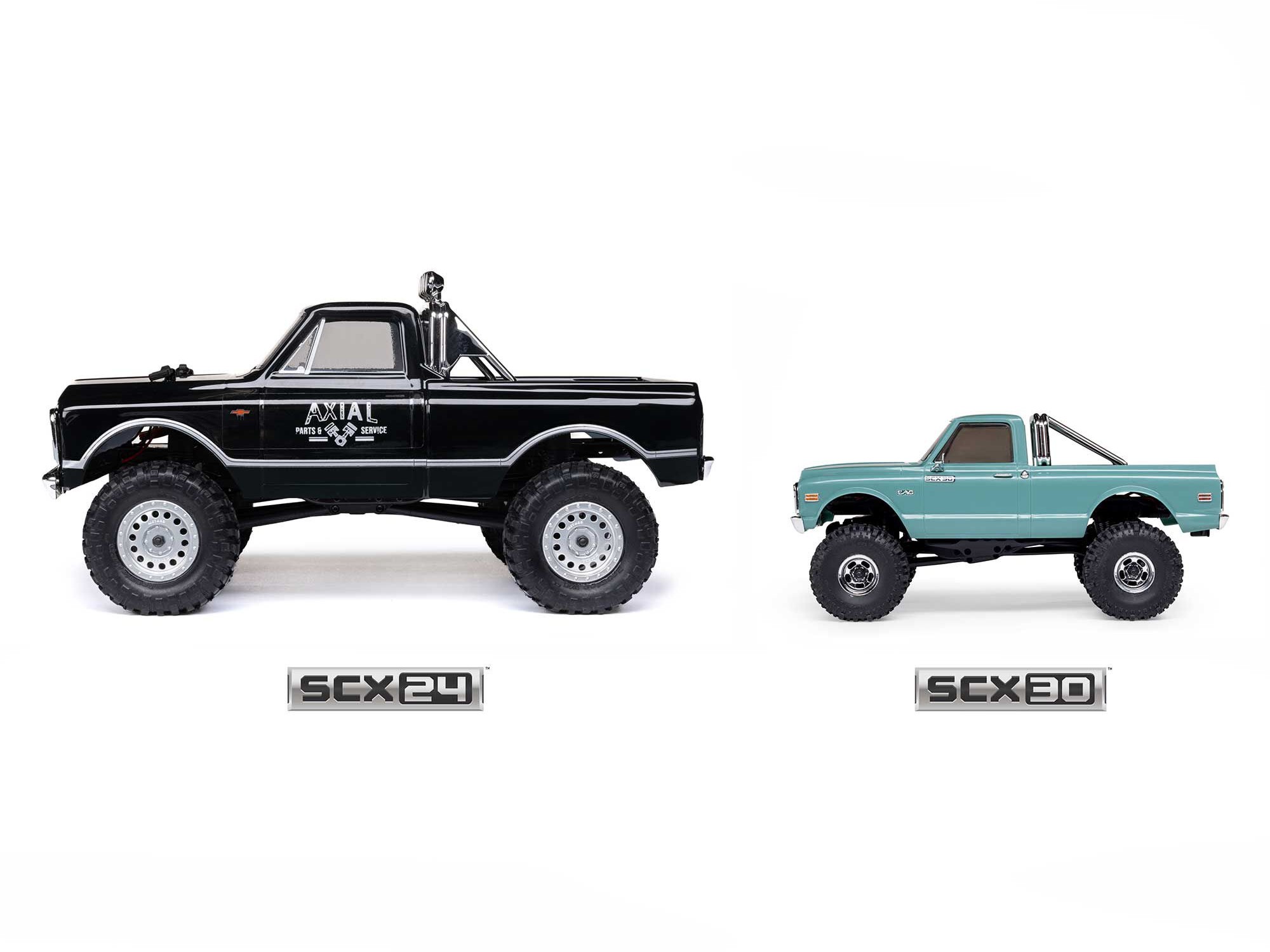 Axial 1/30 SCX30 Chevrolet K10 4X4 RTR Brushed Rock Crawler (Battery & Charger Included), Black - 13