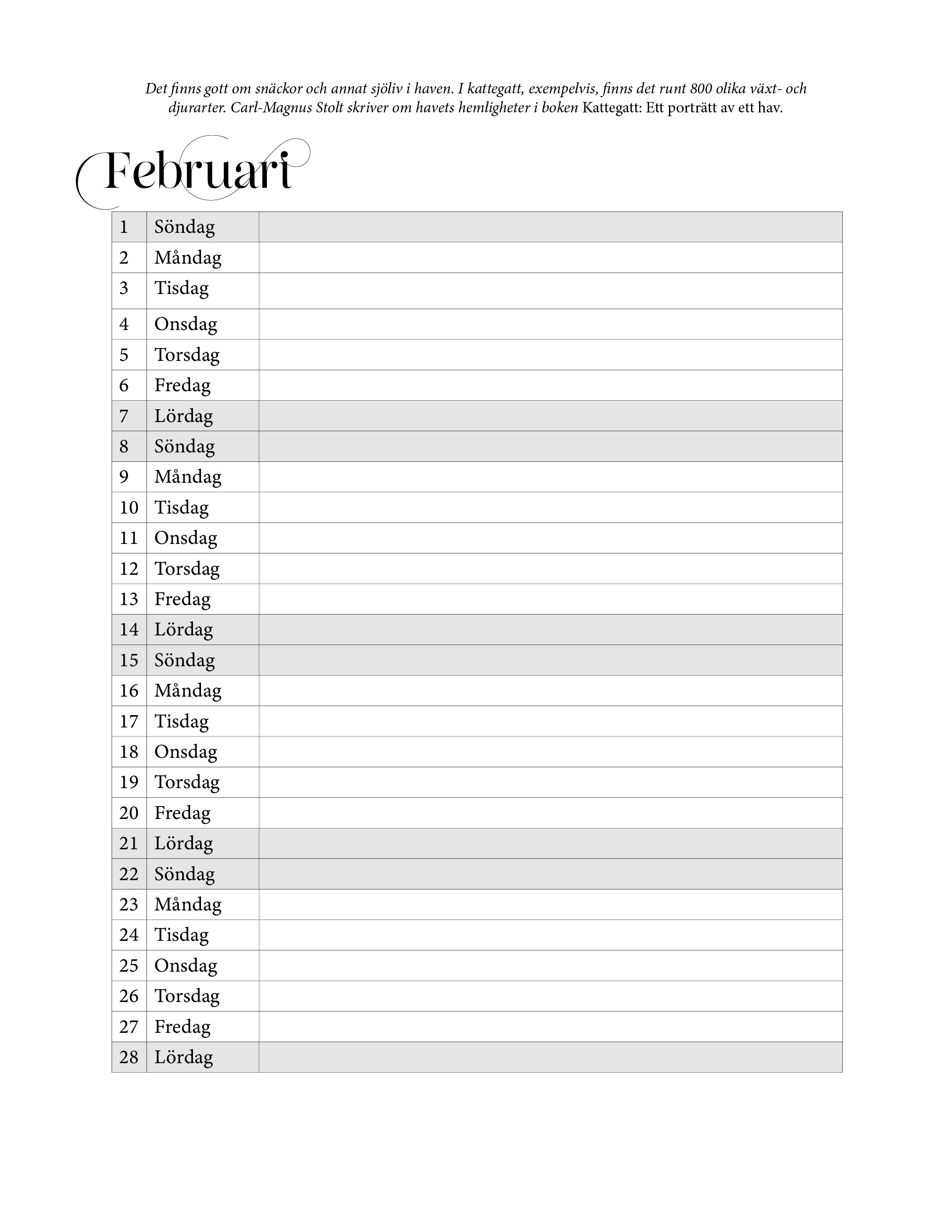 Breakwaters maritima kalender 2026 - 5