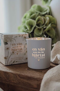 Ljuslykta En vän som du.. - Majas lyktor/ Barncancerfonden
