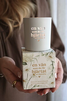 Ljuslykta En vän som du.. - Majas lyktor/ Barncancerfonden