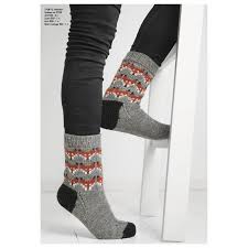 Viking 2104 Häfte med Tema Sockor till Viking Sportsragg 23-22 maskor /10 cm  - 3