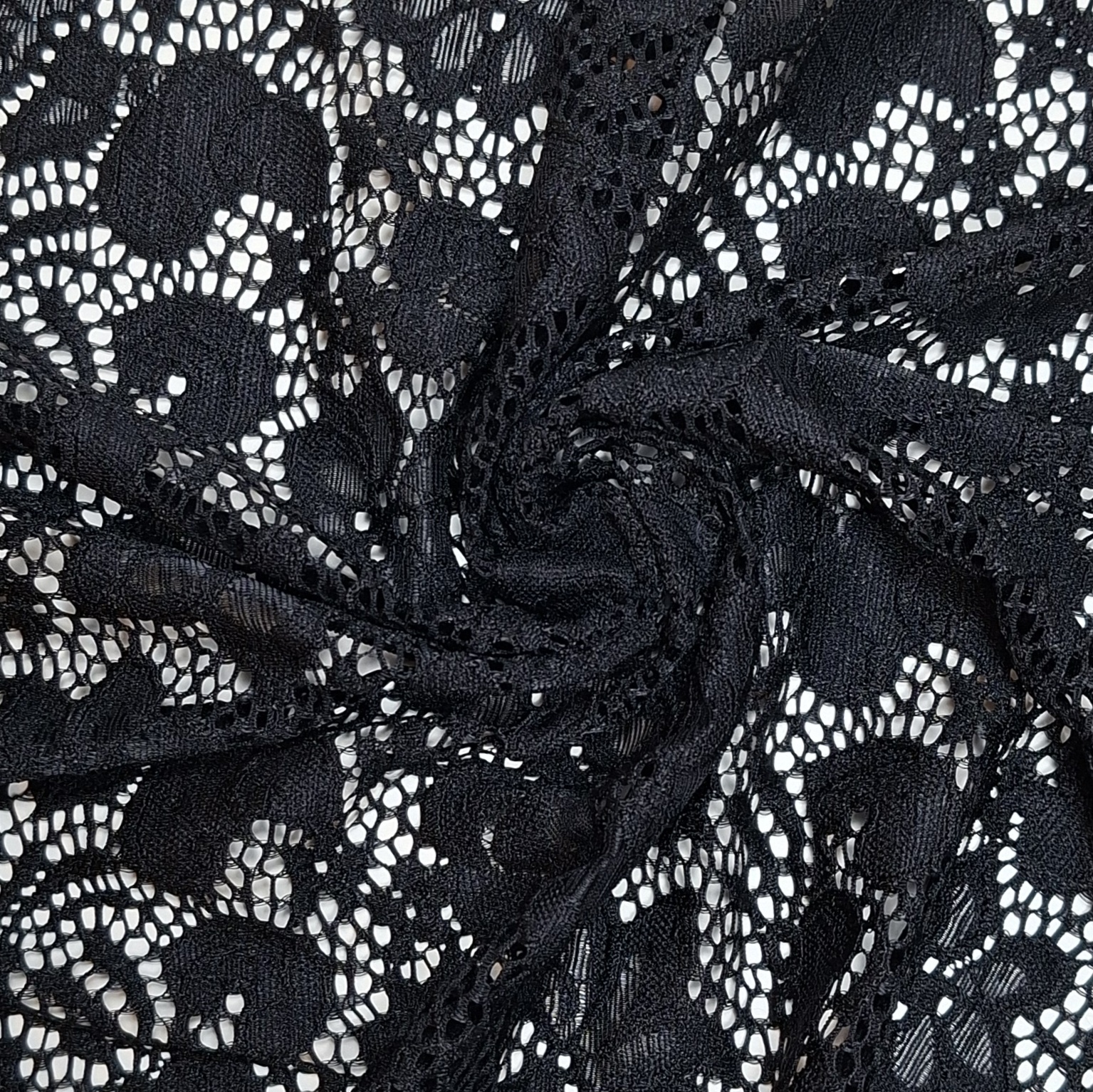 Stretch lace black AL9410