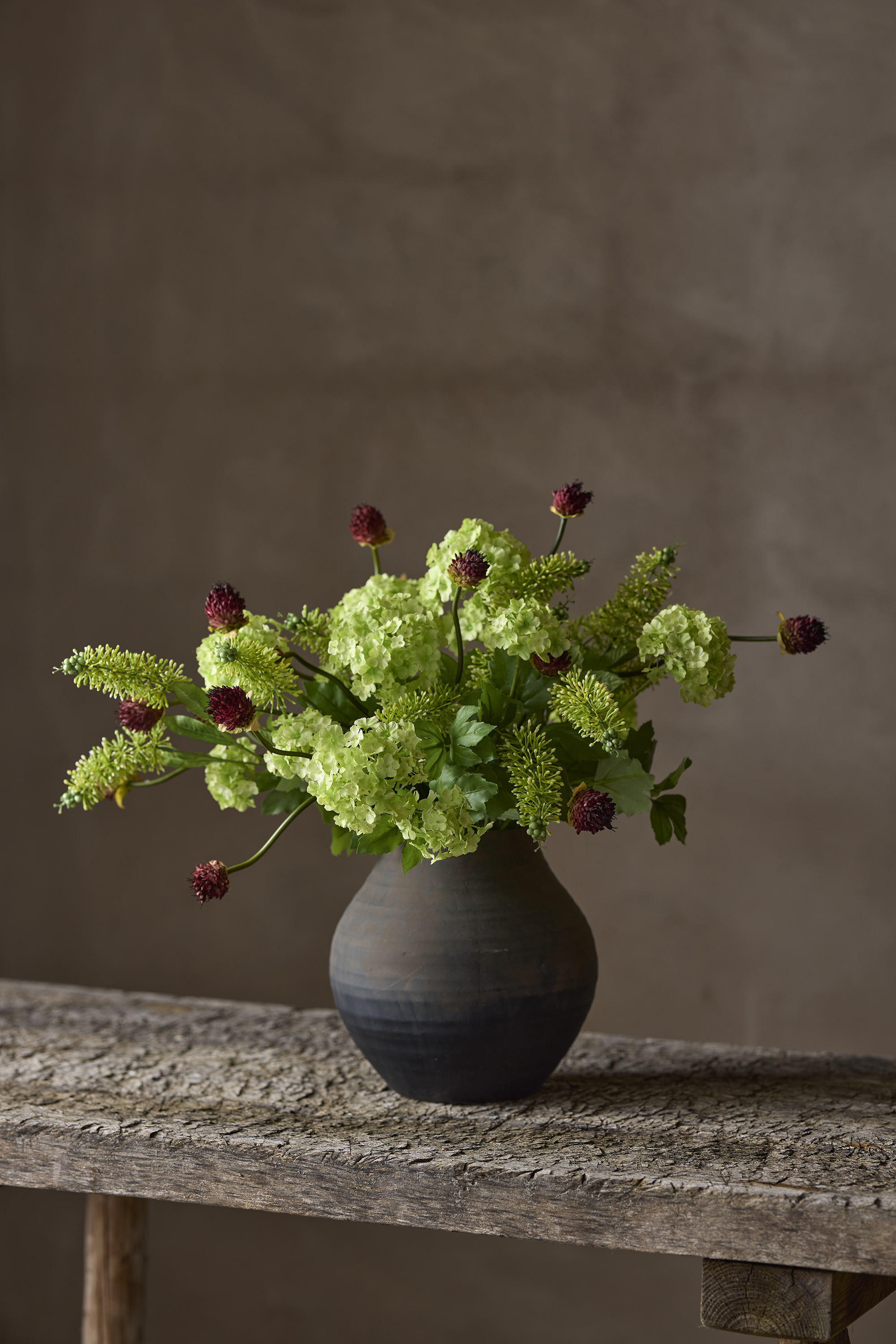 Konstväxt Hortensia Grön - 50 cm - 4