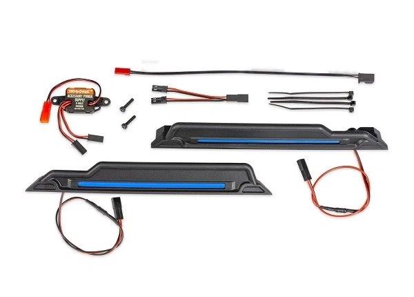 Traxxas LED Ljus Chassie Blå Komplett X-Maxx, XRT, Funco