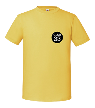 Club 33 Oval Gul T-Shirt