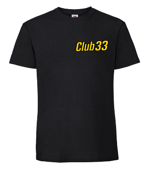 Club 33 Retro Svart T-Shirt