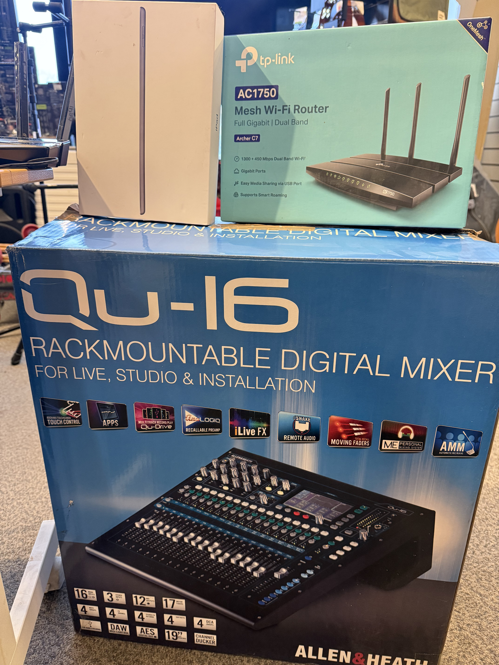 Allen & Heath QU-16 inkl iPad, router & extern HD - 5