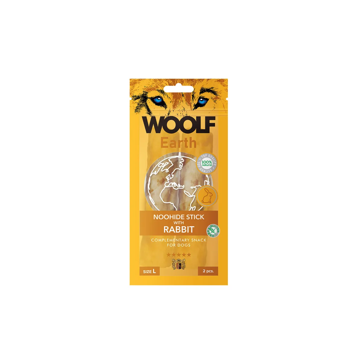 Woolf Earth Noohide Stick Rabbit - 2