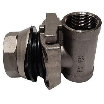 Emtek Enkeladapter Rostfri AISI304 G32