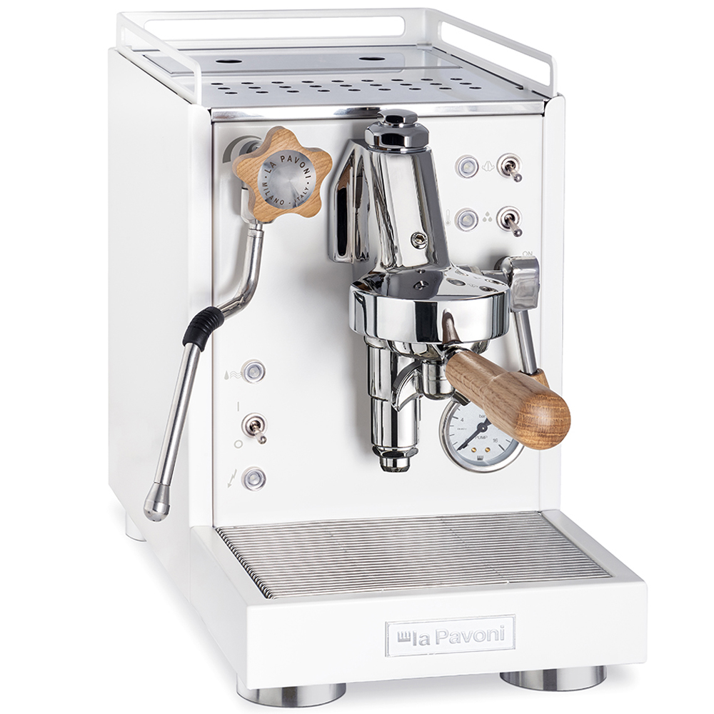 La Pavoni Mini Cellini White LPSMCW01EU - Halvautomatisk