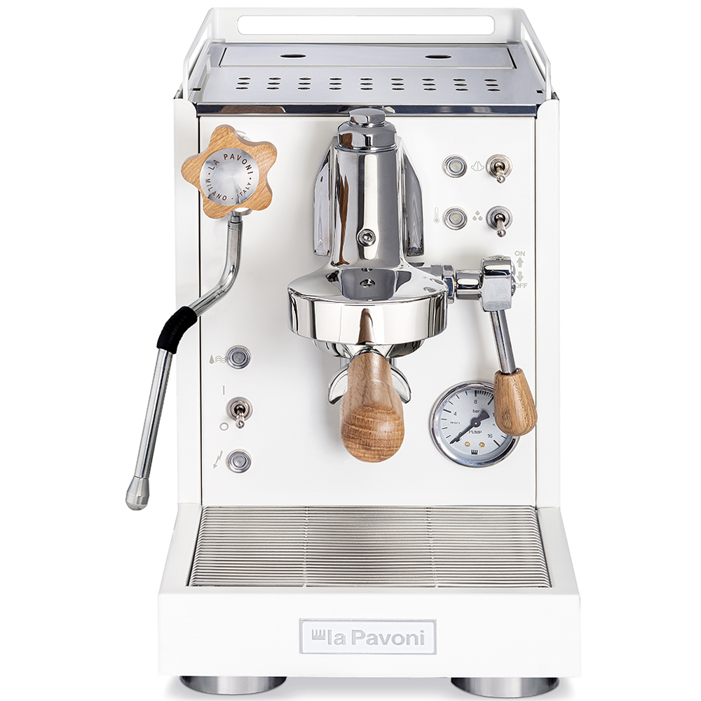 La Pavoni Mini Cellini White LPSMCW01EU - Halvautomatisk