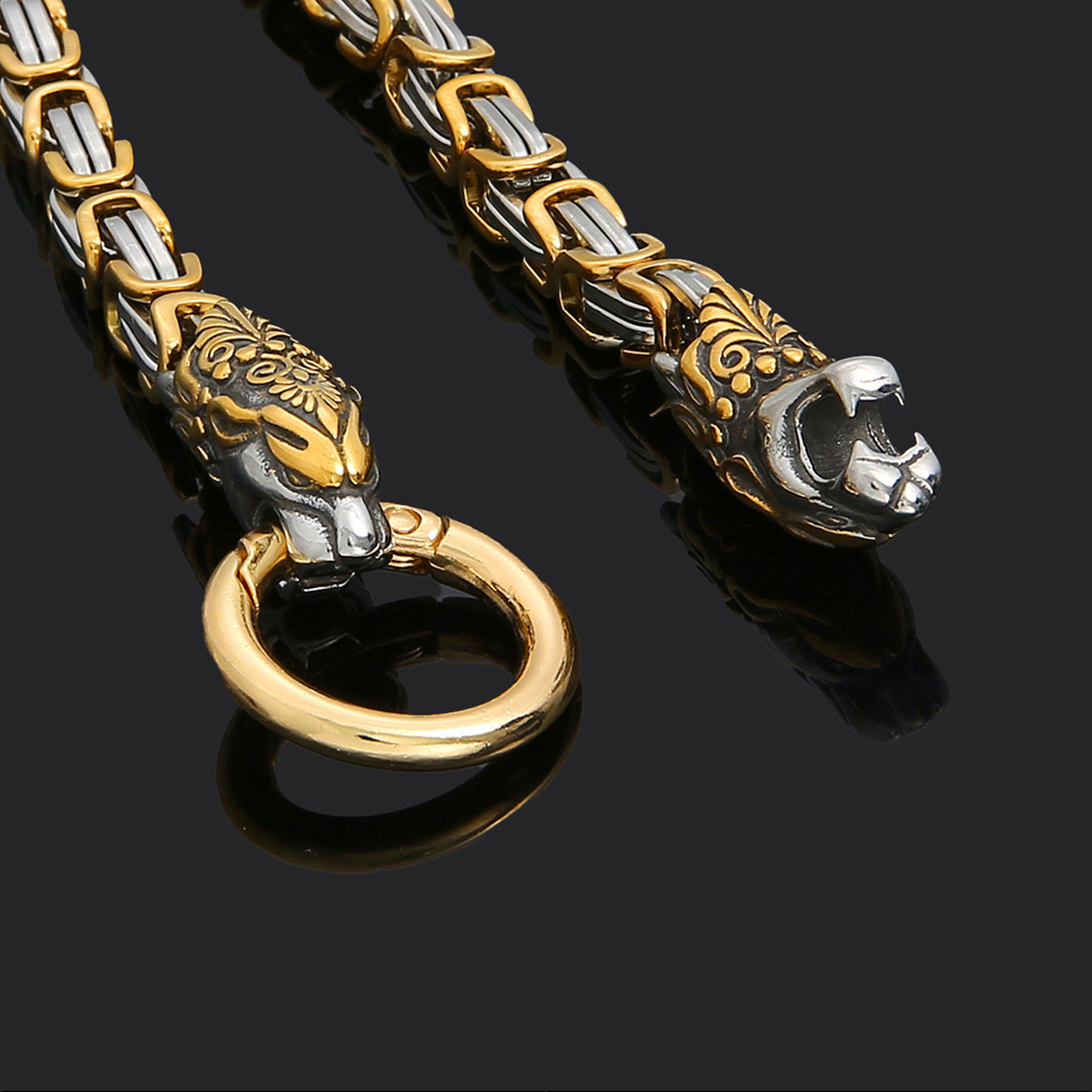 Viking bracelet Midgard Serpent King´s chain