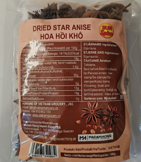 Stjärnanis Hel  100g - 2