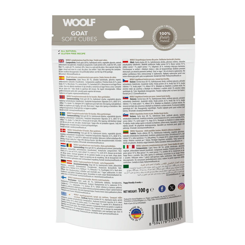 Woolf goat soft cubes - 2