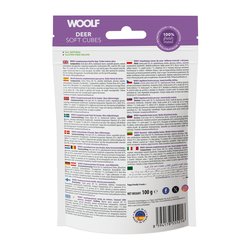 Woolf deer soft cubes - 2