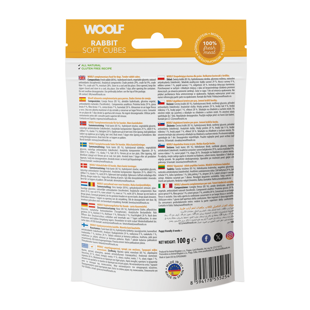 Woolf rabbit soft cubes - 2